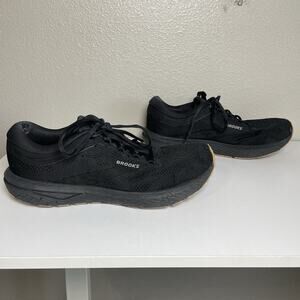 Brooks Men’s Sz 10.5 D Revel 7 Ebony Black / Brown Bottom Running 1104351D072